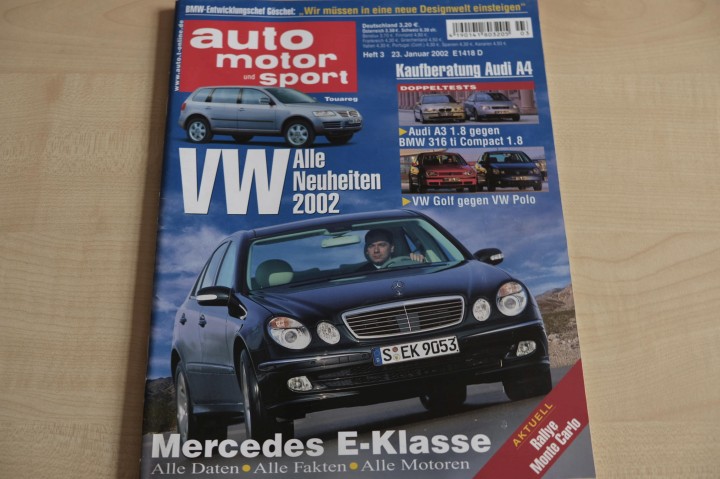 Deckblatt Auto Motor und Sport (03/2002)